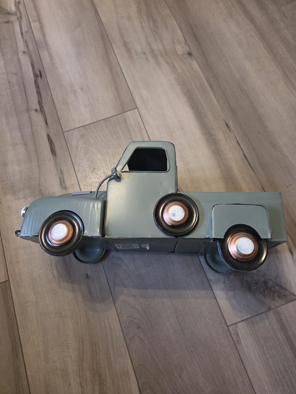 Decorative Metal Truck - Sage Green